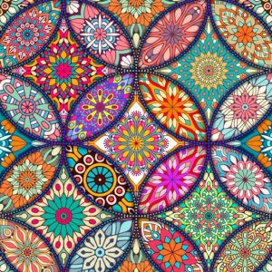 002811 Colorful background with different mandalas Vector   Free Download 300x300 - Mandalas: O que são, Origem e Significado