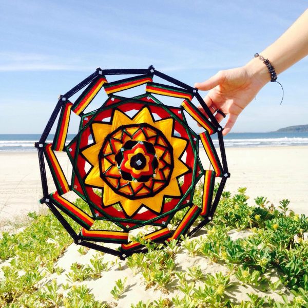 Mandala Reggae 12 Pontas 38 cm