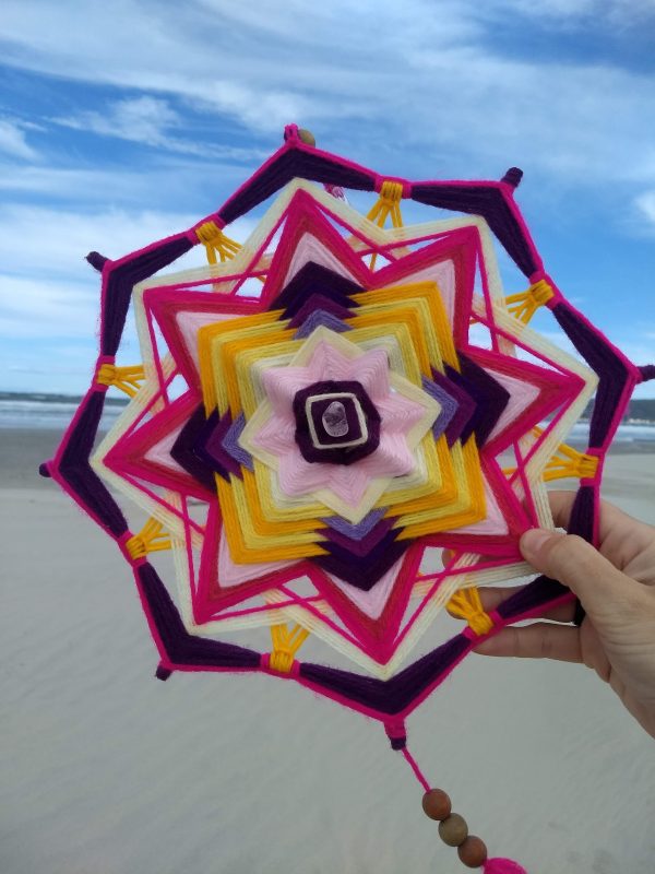 IMG 20191023 152715936 600x800 - Mandala Amor Incondicional 8 Pontas 30 cm