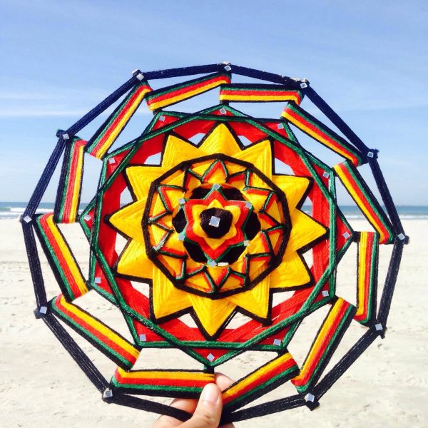 Mandala Reggae 12 Pontas 38 cm - Image 3